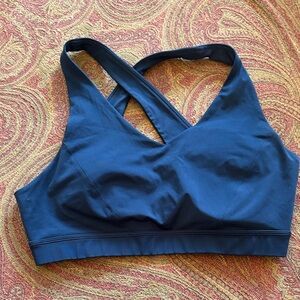 Women's Navy Blue Sports Bra LULULEMON
